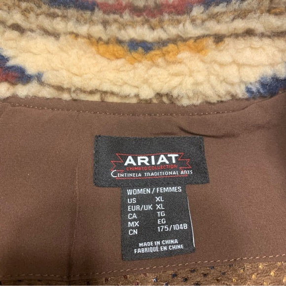 Ariat Chimayo Fleece Jacket Sunset Saltillo JCD New Women’s XL - Picture 5 of 11